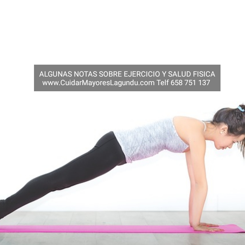 Algunas notas sobre ejercicio y salud fisica