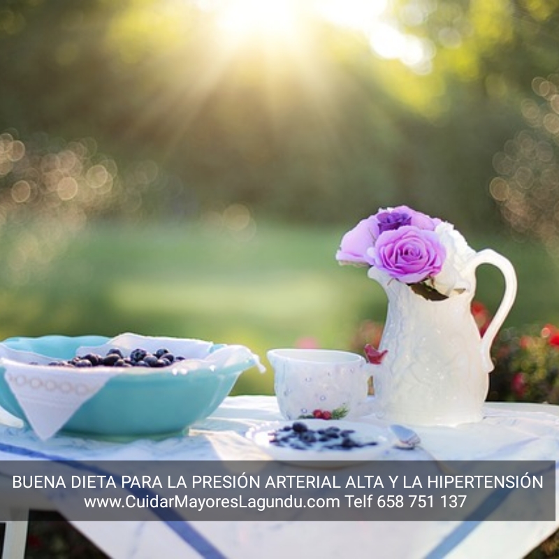 Buena dieta para la presion arterial alta y la hipertension