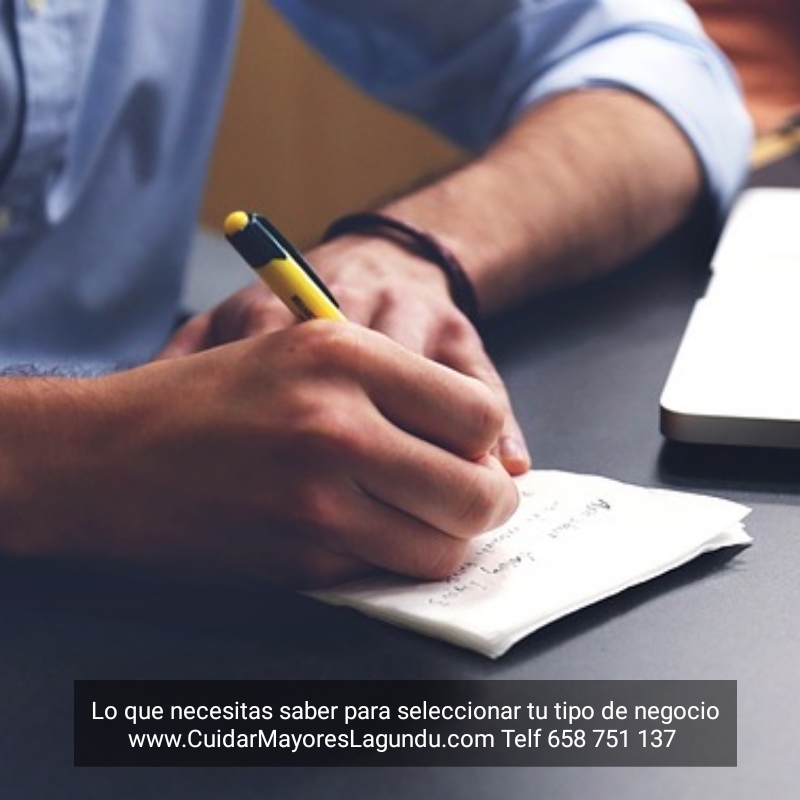 lo que necesitas saber para seleccionar tu tipo de negocio