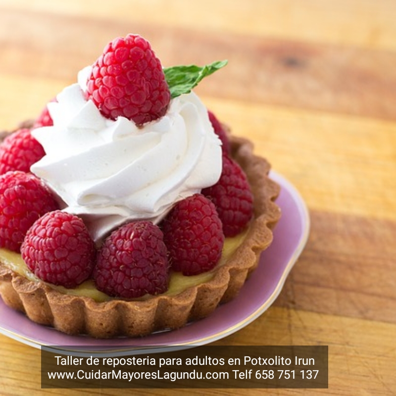 Taller de reposteria para adultos en potxolito irun