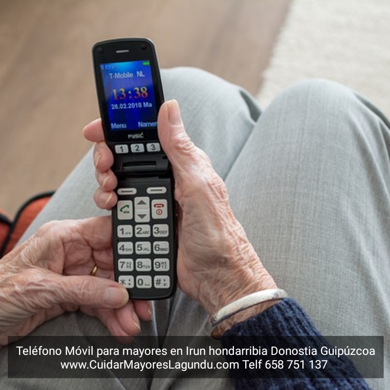 Telefono movil para mayores en irun hondarribia donostia guipuzcoa